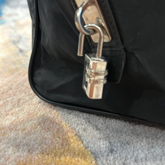 Prada Tessuto Weekender Bag with Saffiano Leather Accents - Good Condition - Picture 4 of 11